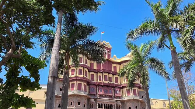 Rajwada Palace, Indore, Madhya Pradesh, India.