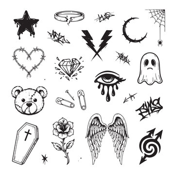 Alternative Tattoo Flash Design Bundle
