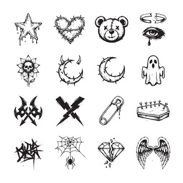 Mixed Vibes Tattoo Sticker Pack