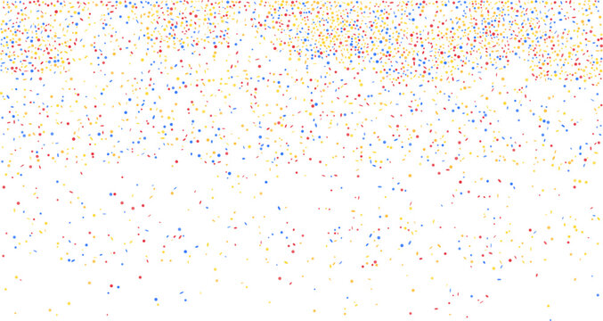 Colorful Confetti Background with Falling Party Sprinkles for Festive Celebration Backdrop