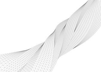 Naklejka premium abstract architecture vector 3d illustration