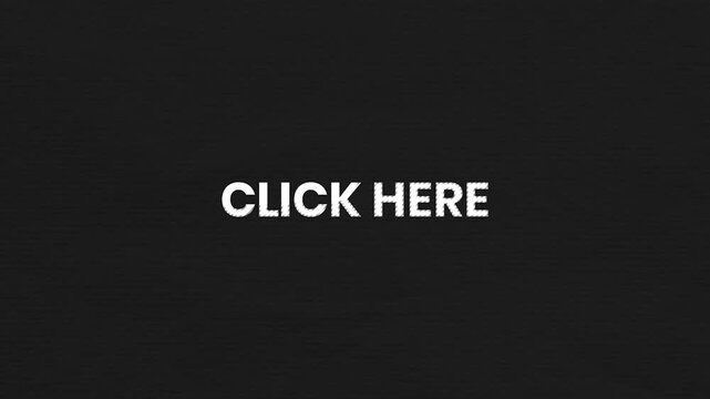 Click Here Vintage Text Animation 4K Interactive Call To Action Visual for Digital Marketing and Customer Engagement Campaigns