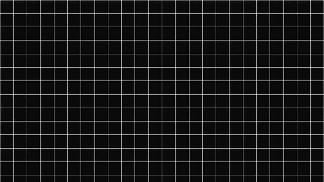 abstract geometric pattern. black and white grid background. black background with white grid lines. minimalist black grid pattern vector background.