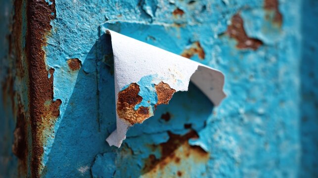 Peeling paint rust metal texture