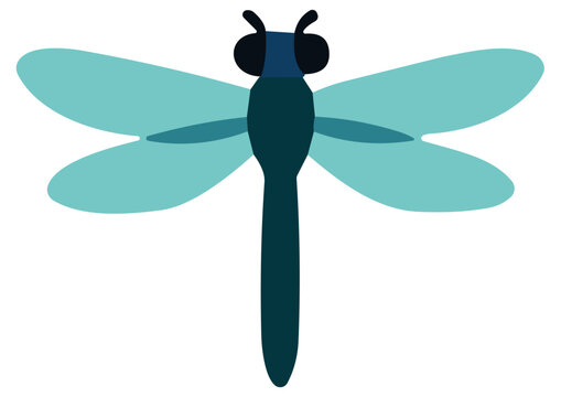 Vector Cartoon Butterfly bee