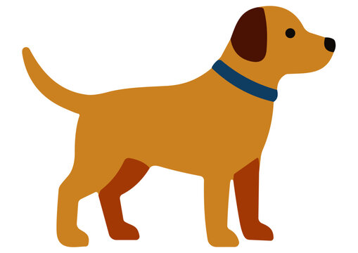 Vector Cartoon Dog