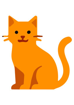 Vector Cartoon Cat