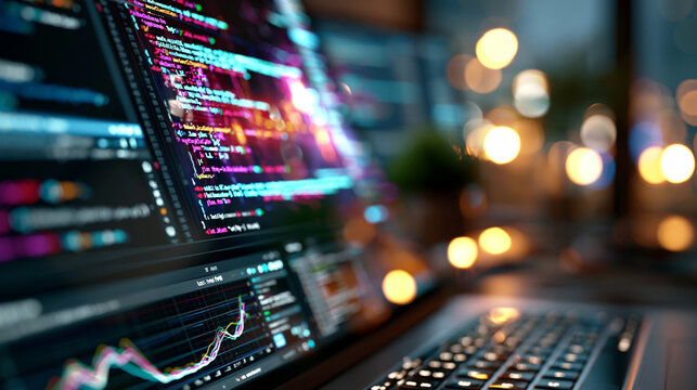 Python machine learning training loop code on a dark screen with highlighted loss graph in terminal panel, shallow depth of field