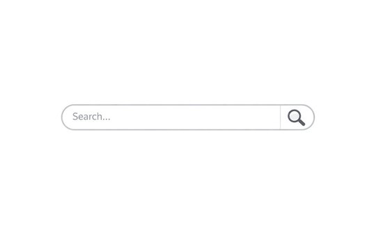 A digital interface element for searching information online, often found in web browsers and mobile apps
