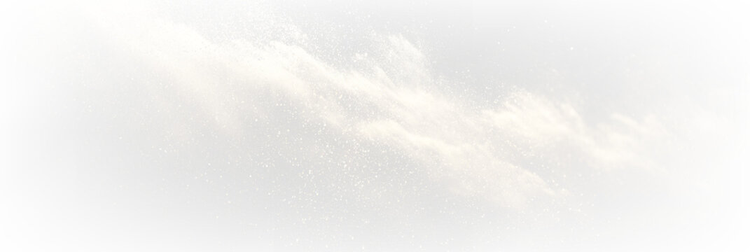 Sand explosion overlay with realistic airborne dust cloud PNG