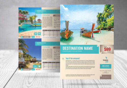 Vacation Travel Flyer Template