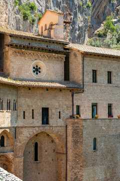 Subiaco. The Monastery of Saint Benedict, or Sanctuary of the Sacred Cave