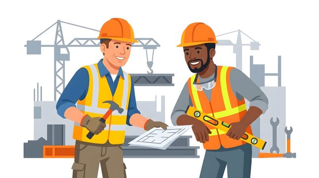  Civil Engineering Team Illustration