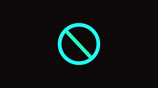 Not Allowed sign, Prohibition sign or stop sign illustration isolated on background.
