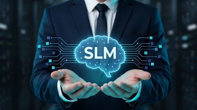 SLM small language model. Neural network pruning, knowledge distillation, efficient AI models, machine learning optimization, compact AI