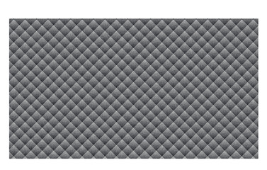 Naklejka premium Quilted dark grey leather texture with diamond pattern