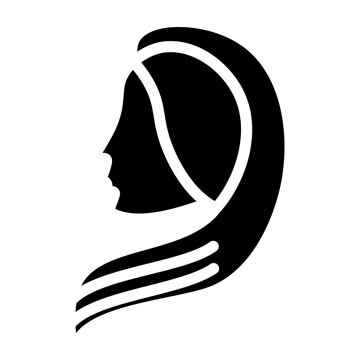 Virgo Vector Glyph Icon Design