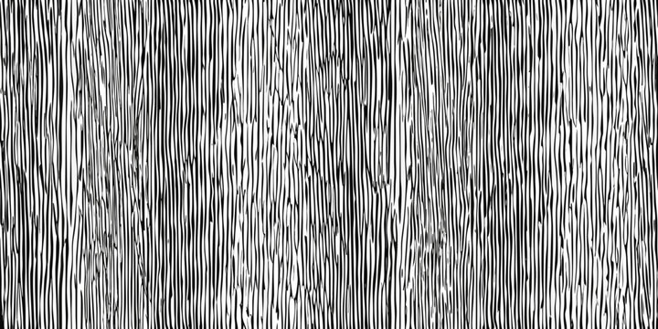 Wavy Stripes Pattern Black And White Op Art Vector Illustration