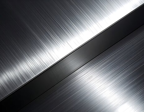Close-up of brushed metal surface.