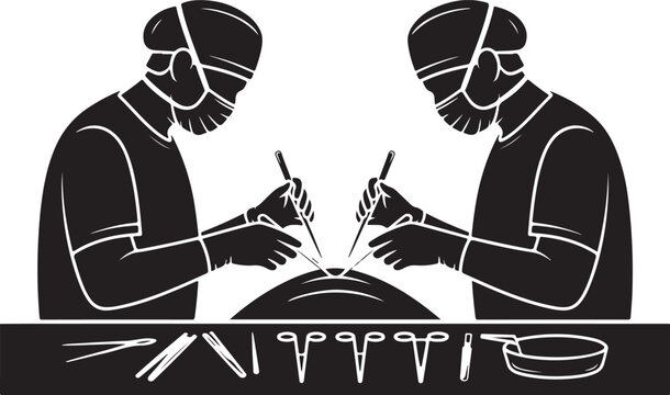 Ancient scribes writing on papyrus together