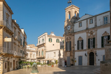Fototapeta premium Piazza Maria Immacolata in Martina Franca, Italy