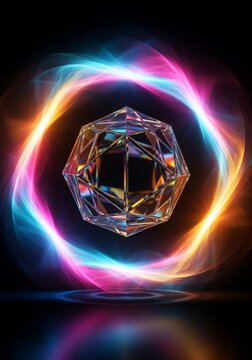 Geometric crystal orb and energy circle