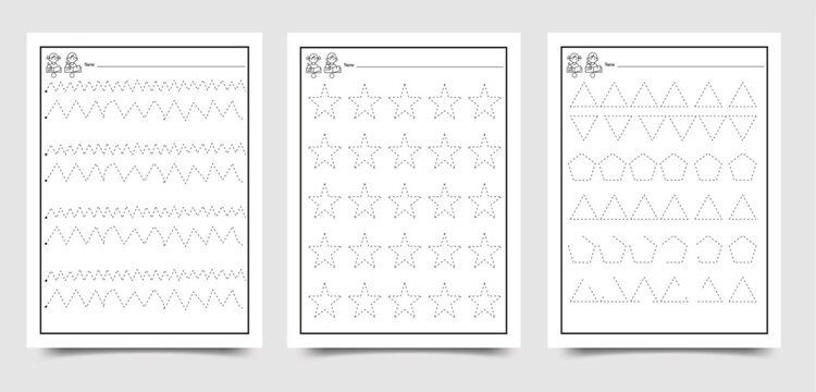 Numerical connect the dots game sheets for educational practice with worksheet activity learning preschool education children counting