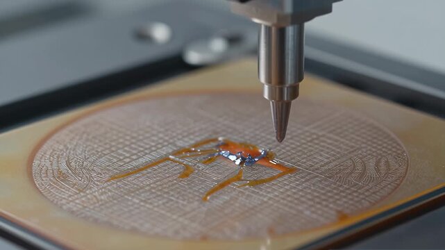 Precision Technology in Action: Automated Circuit Printing Process