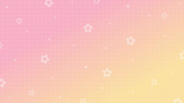 Cute and simple background pattern with gradients and stars