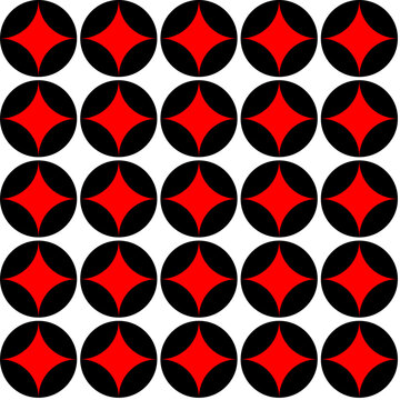 Symmetric black and white geometric seamless pattern with floral ornament motifs