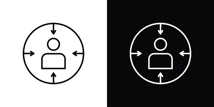 Centric consumer icon symbol design template.