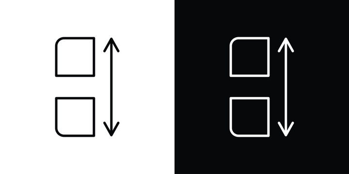 Apps sort icon symbol design template.
