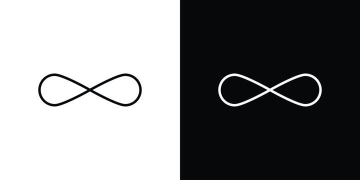 Infinity icon symbol design template.