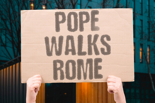 "Pope walks Rome" Pontiff appears publicly in Vatican City. APPEARANCE. PAPAL. VISIBILITY. TRADITION. PILGRIM.