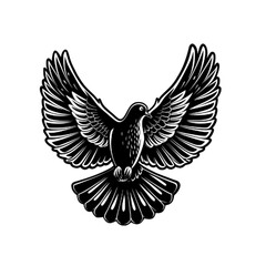 Fototapeta premium vector illustration of an eagle