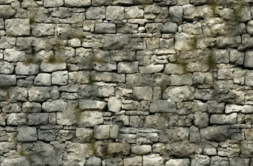 Fototapeta premium Processed collage of ancient stonework surface texture. Background for banner, backdrop or texture