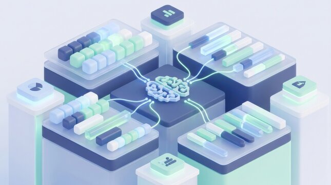 This graphic displays a dashboard illustrating the principles of responsible AI governance, emphasizing explainable AI methods and tools.