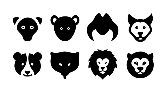 animal icons set