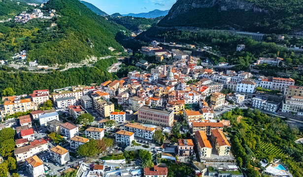 Vietri sul Mare on the Amalfi Coast, Salerno, Campania, Italy