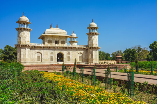 Tomb of Itimad ud Daulah, aka Baby Taj, located in agra, india