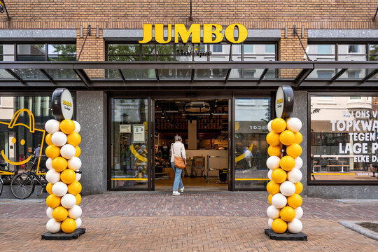 Alkmaar, Netherlands - June 1, 2026: Jumbo Monique supermarket