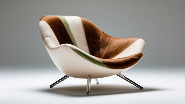 A contemporary chair featuring a bold fur design merges comfort with art, highlighting the intersection of interior design and innovative materials in modern decor.