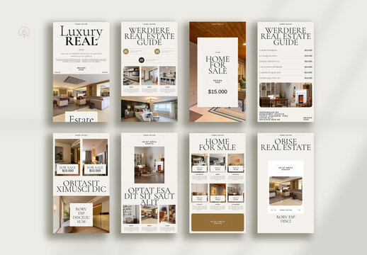 Luxury Real Estate Stories Template