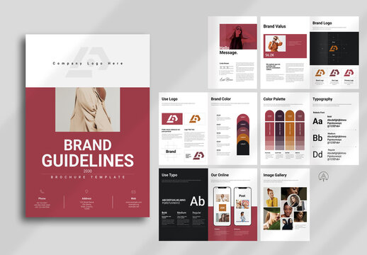 Brand Guidelines Brochure Template