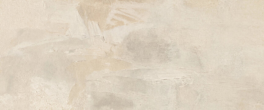 Abstract textured background with layers of beige and offwhite paint strokes creating a natural artistic pattern transparent background