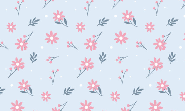 Cherry Blossom Scatter Pattern