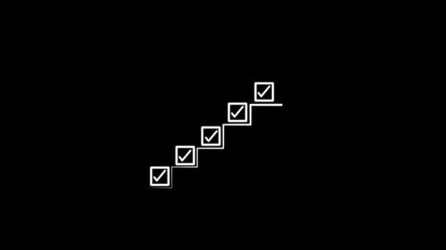 Checklist and Task Progress Tracking Animation &ndash; Productivity and Project Management Concept