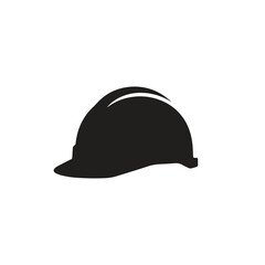 Fototapeta premium Construction safety helmet graphic icon with construction protection equipment