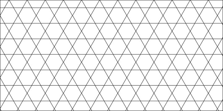 Geometric triangle tessellation seamless hexagonal grid abstract pattern vector background design modern decorative illustration