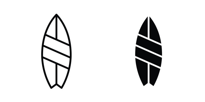 Surf board icon